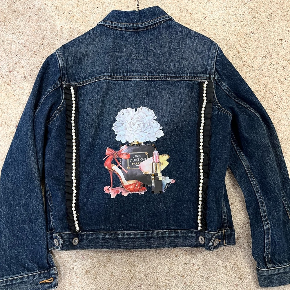 Upcycled Eddie Bauer Jean Jacket